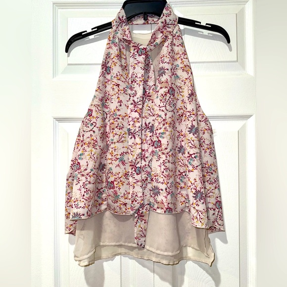 Zara Floral Halter Neck Women’s Top size S EUC - Picture 1 of 12